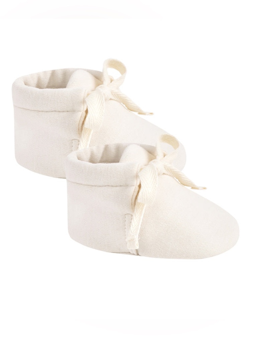 🍨Quincy Mae Baby Booties Natural Cream with Dust Bag - Picture 5 of 5